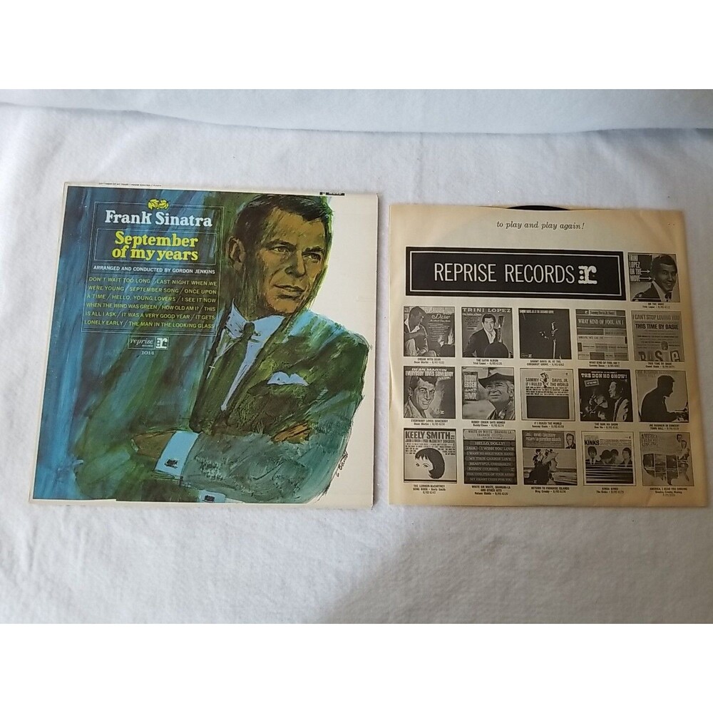 Frank Sinatra " September Of My Years " Reprise Records F 1014 Stereo 1965 Vinyl
